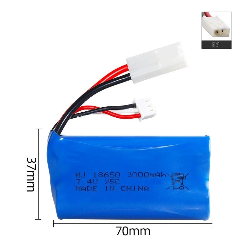 7.4V 3000mAh EL 2P