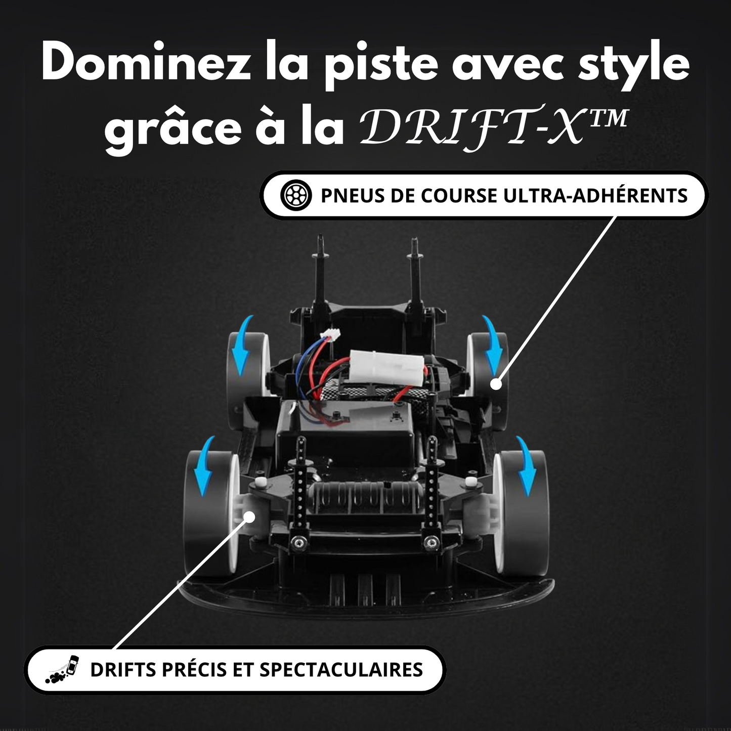 Voiture télécommandée DRIFT-X™