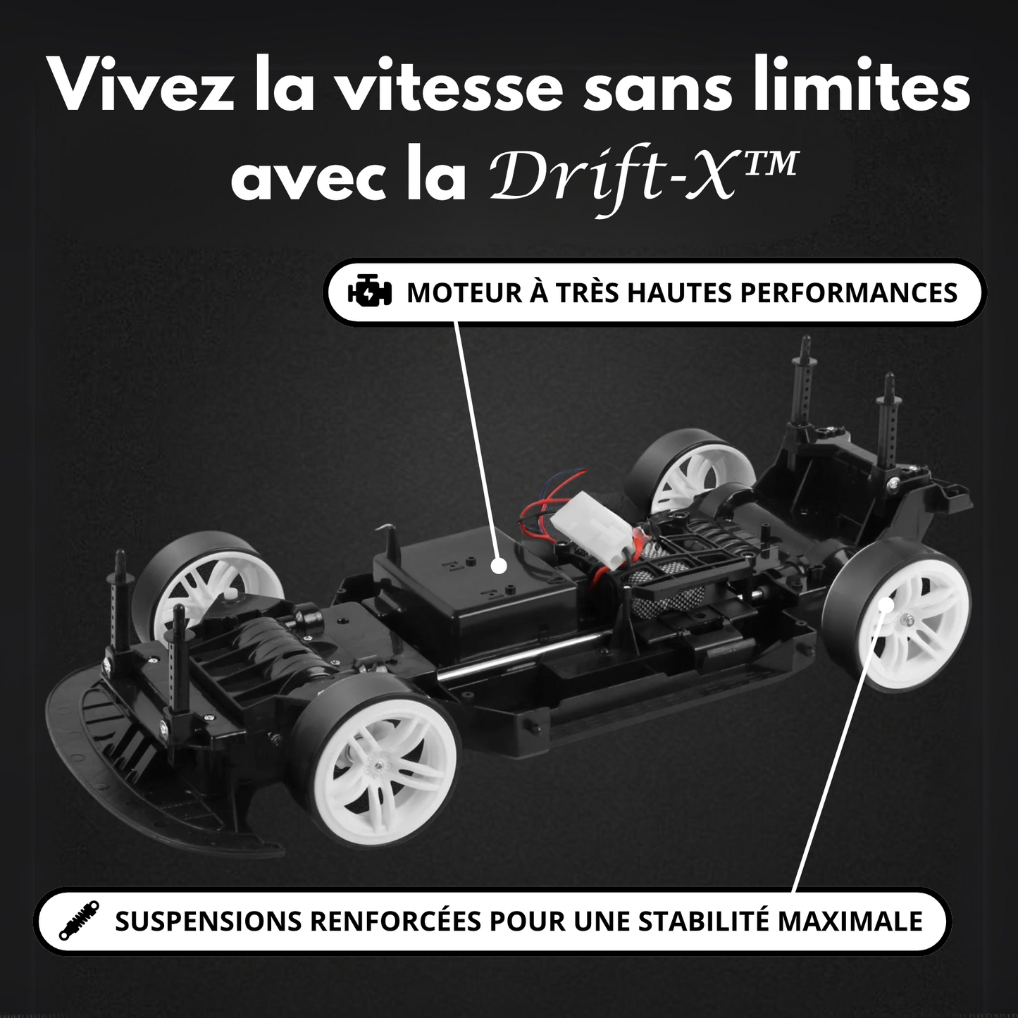 Voiture télécommandée DRIFT-X™